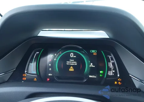 2021 Hyundai Ioniq Hybrid Se из США, поврежденный, VIN KMHC75LC6MU255743